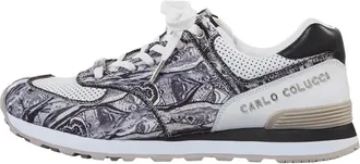 Carlo Colucci Knitted Sneaker - male - Carlo Colucci - Sneakers - Gray - 10 UK - Shoes