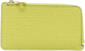 Loewe Pre-owned Wallets, female, Yellow, Size: ONE SIZE Pre-owned Coin Purse