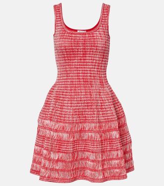 Alaia Ala&iuml;a Woven minidress