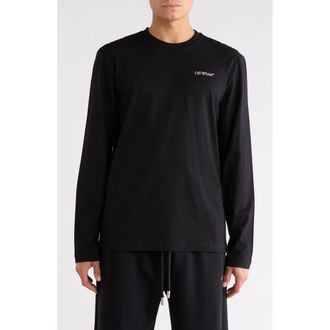 Off-white Vanish Arrow Skate Long Sleeve T-Shirt in Black-Chalk Pink at Nordstrom Rack, Size X-Large