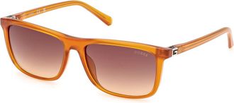 Guess GU00169 44F Mens Sunglasses Orange Size 58