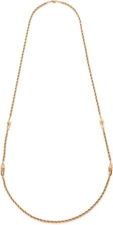 Dior Collana con pendente logo anni 2000 - Oro