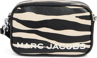 Marc Jacobs Zebra Print Bold Flash Camera Bag in Black/White at Nordstrom Rack