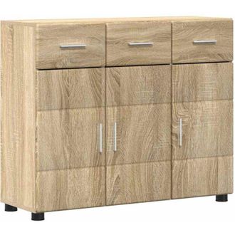 vidaXL Sideboard FLORIN Sonoma Oak 88.5 x 30.5 x 73 cm Engineered Wood vidaXL