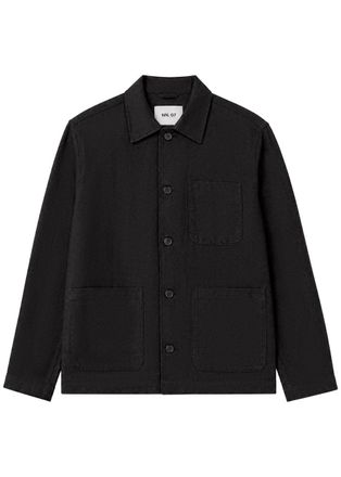 Nn.07 Morgan Linen Jacket - Black - Xxl