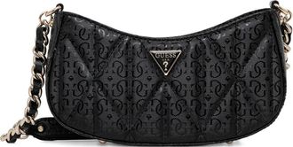 Guess Co mini Aldina 4G shoulder bag - women - Polyurethane - One Size - Black