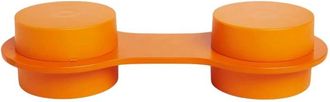 Cassina Cassina, Accessoires, Dames, Oranje, ONE Size, Dubbel Verbindingselement