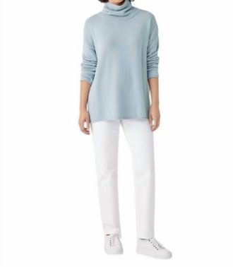 Eileen Fisher Turtleneck Pull-Over In Clearwater