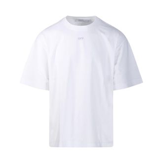 Off-white T-Shirts, male, White, Size: XL Off Stamp Skate S/S T-Shirt