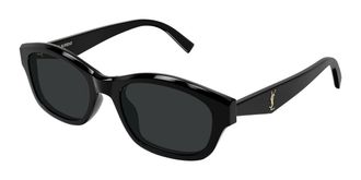 Saint Laurent SL M172 001 Womens Sunglasses Black Size 53 - Free RX Lenses - Free RX Lenses