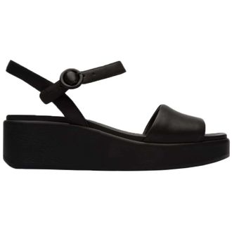 Camper Misia K200564 Leather Womens Slingbacks Sandals - Black Black - Size:UK 6