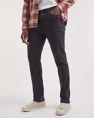 Jacamo Blackwash Slim Fit Stretch Jeans