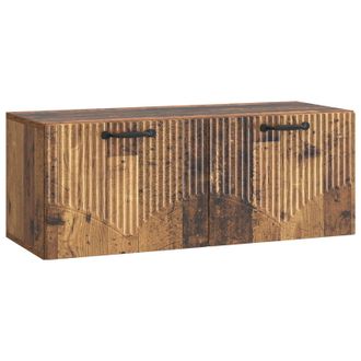 vidaXL Mueble Para Tv De Pared Madera Envejecida 78,5 X 31 X 30 Cm Vidaxl