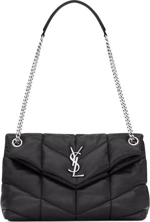 Saint Laurent Tassen, Dames, Zwart, ONE Size, Elegante Leren Tas
