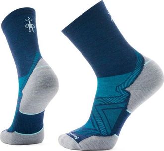 Smartwool Run Targeted Cushion Mid Crew Laufsocken - Unisex | blau