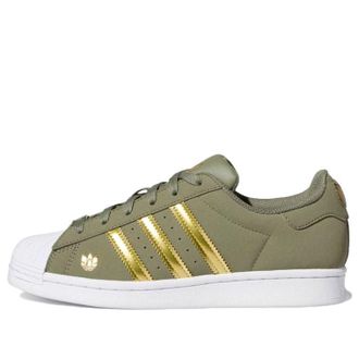 adidas (WMNS) adidas Superstar Green Gold Metallic FZ2120