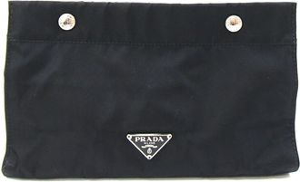 Prada Black Nylon Pouch (Pre-Owned)