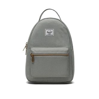 Herschel Backpacks, unisex, Gray, Size: ONE SIZE Mini Backpack Seagrass/White Stitch