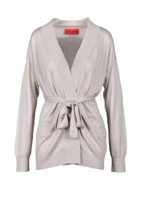 Wild Cashmere Silk Cashmere Cardigan - Beige