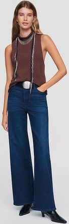 Frame Denim Le Slim Palazzo High-Rise Wide-Leg Jeans