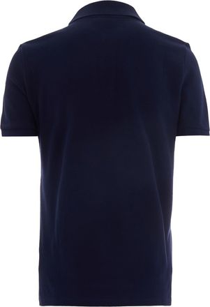 Lacoste Womens Polo Shirt Piqu&eacute; Navy Blue Cotton Tops