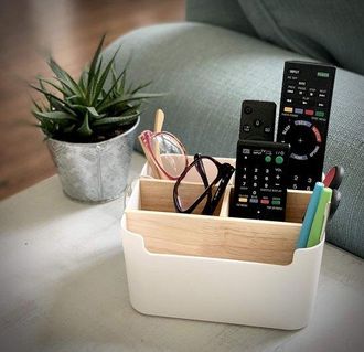 OEM Organizador De Escritorio De Madera Con 5 Compartimentos Para Art&iacute;culos De Oficina Y Cosm&eacute;ticos