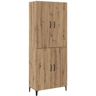 vidaXL Vidaxl - Highboard 2 pcs Artisan oak 69.5 x 34 x 180 cm Engineered wood