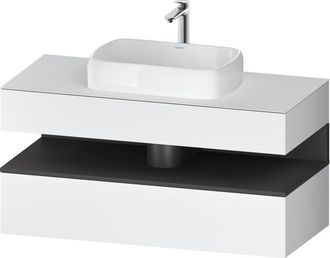 Duravit Duravit Qatego Consola Mueble Bajo Lavabo, 1 Extra&iacute;ble, 1 Caj&oacute;n