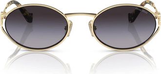 Miu Miu Sunglasses Mu52 Y Zvn5 D1 Gold/Gray Gradient Women