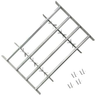 vidaXL Vidaxl - Grate Per Finestre Regolabili 4 Barre Trasversali 1000-1500 Mm