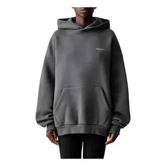 Worst Behavior Wrstbhvr, Dames, Sweatshirts & Hoodies, Grijs, Maat: XL Katoen