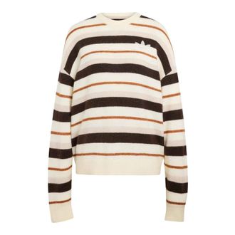 adidas Sudadera de punto a rayas Knit Essentials - Sweatshirts & Hoodies - Mujer - Multicolor - XS