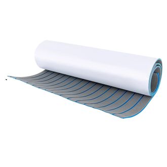 OEM Tappetino Per Ponte Di Barca, Superficie Antiscivolo, Impermeabile, Grigio Chiaro