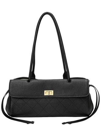 Tiffany & Fred Quilted Sheepskin Leather Shoulder Bag