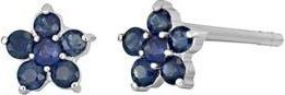 Bony Levy El Mar 18K White Gold Sapphire Flower Stud Earrings at Nordstrom Rack