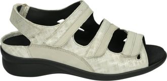 Durea Schoenen, Dames, Beige, 41 EU, Leer, 7409 K Sandal