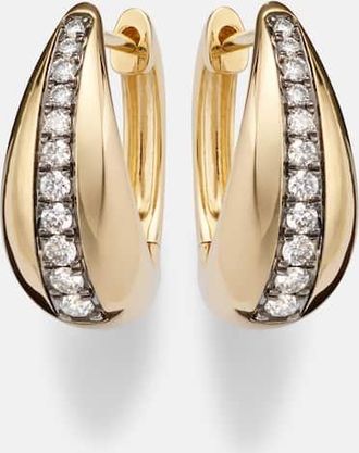 Stone and Strand Orecchini The Night Call in oro 10kt con diamanti