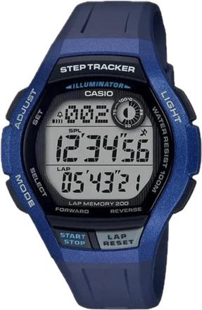Casio Mens Digital Watch with Blue Band - WS-2000H-2AVCF