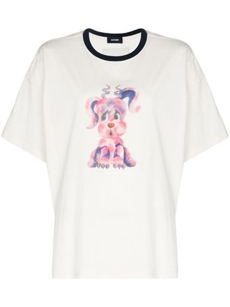 We11done Monster crew-neck T-shirt - Neutrals