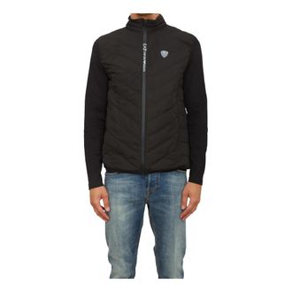 Emporio Armani Gewatteerd Bodywarmer - Heren - Bodywarmers - Zwart - 3XL - Polyester - Jassen