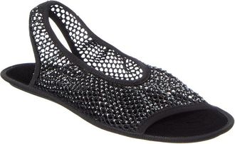 Ferragamo Ferragamo Anio Crystal Mesh Slingback Sandal
