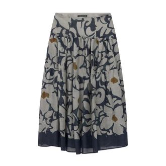 Luisa Cerano Luisa Cerano, Midi Skirts, female, Multicolor, Size: 2XL Midi Skirt