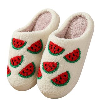Generic SRTUMEY Slippers Women Size 5, Halloween Christmas Slippers Holiday Slipper House Shoes Slipper for Women Fuzzy Outdoor Indoor Bedroom Slippers Hallow
