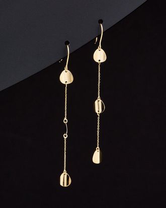 Italian Gold, Inc 14K Italian Gold Petals Dangle Earrings