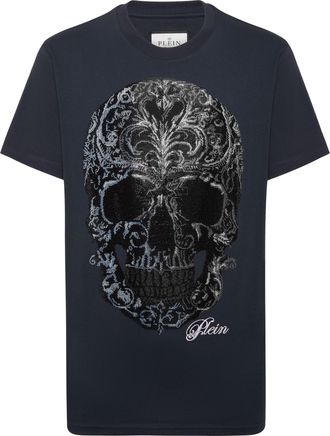 Philipp Plein T-Shirt Ronde Hals Ss Skull