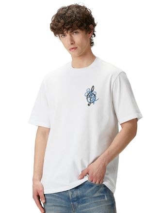 Amiri Mens Jazz Band T-Shirt in White