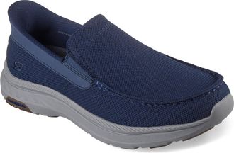 Skechers Mens Pollard-Wilfred Sneaker, Navy, 10.5 UK