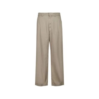 Balenciaga Wide Trousers, male, Beige, Size: M Workwear Pants