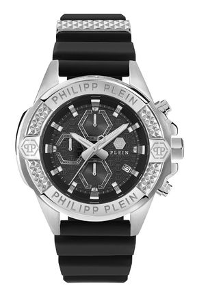 Philipp Plein The $kull Chrono Heren Horloge Zwart PWWFA0125