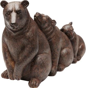 Kare Design Dekofigur »Relaxed Bear Family Braun«